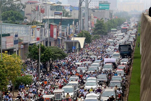 Ùn tắc giao thông ở Hà Nội