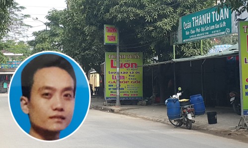 Quán ăn xảy ra vụ nổ súng và đối tượng Nguyễn Hoàng Việt