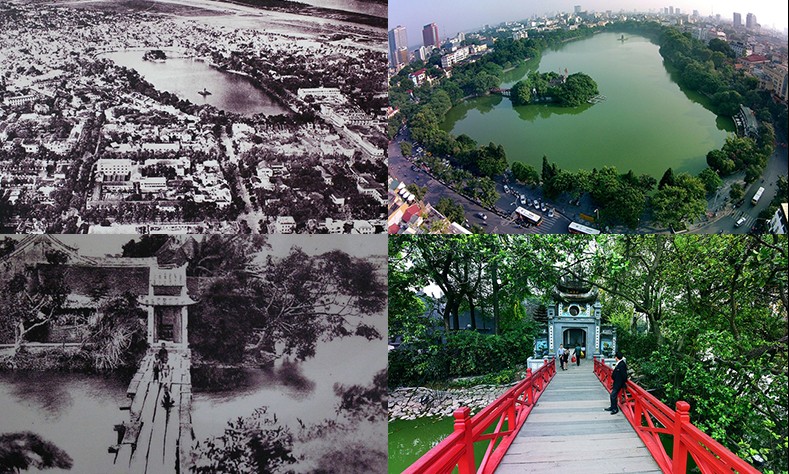 Hồ Gươm thay đổi thế nào sau hơn 100 năm