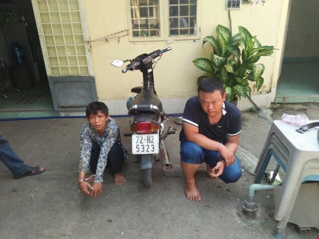 Hai tên tội phạm Nguyễn Chí Công và Nguyễn Minh Phước
