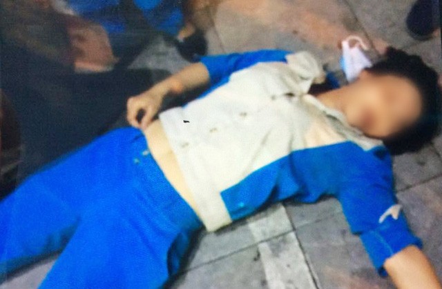 Chị Thanh bị đánh ngất xỉu trên phố Nguyễn Hữu Huân