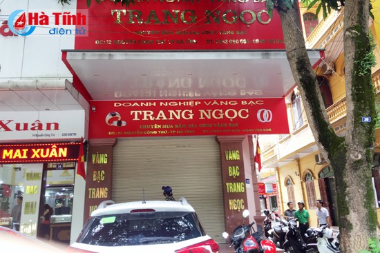 Tiệm vàng Trang Ngọc, nơi xảy ra vụ trộm
