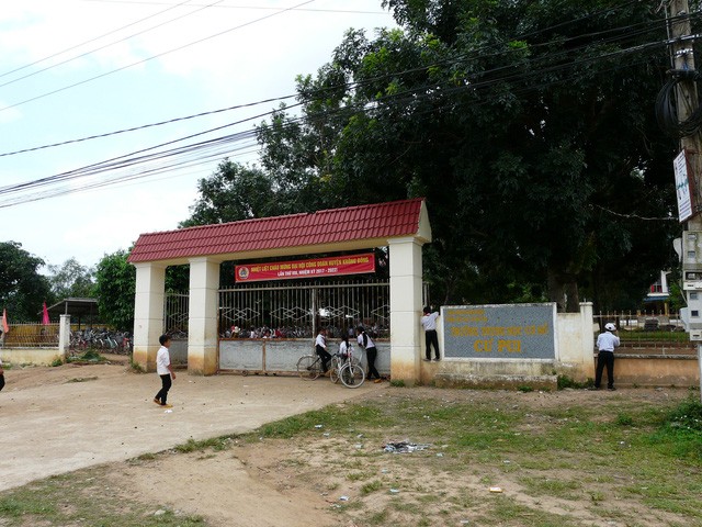Trường THCS Cư Pui nơi em V. theo học
