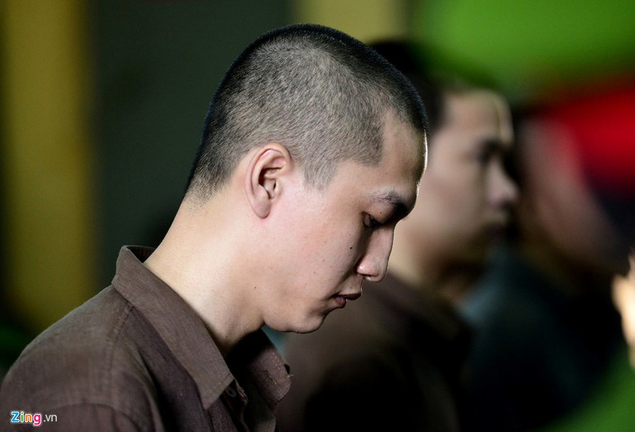 Nguyễn Hải Dương tại phiên xử phúc thẩm tháng 7/2016