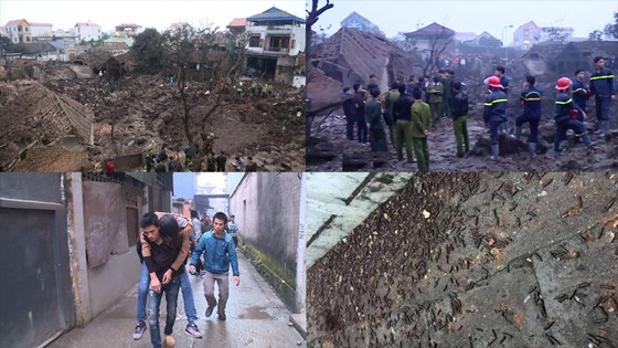 Camera nhà dân ghi cảnh đạn bay như mưa vụ nổ kinh hoàng ở Bắc Ninh