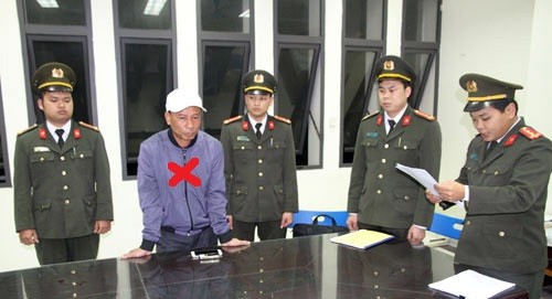 Cơ quan An ninh điều tra Công an tỉnh Bắc Ninh thi hành lệnh bắt tạm giam đối với Nguyễn Văn Tiến
