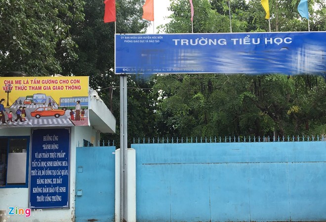 Trường Tiểu học T.X, nơi ông Hùng dạy