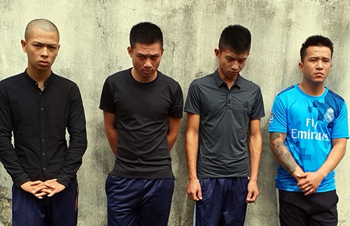 Nhóm thanh niên tra khảo anh Thảo, đang bị cảnh sát tạm giữ
