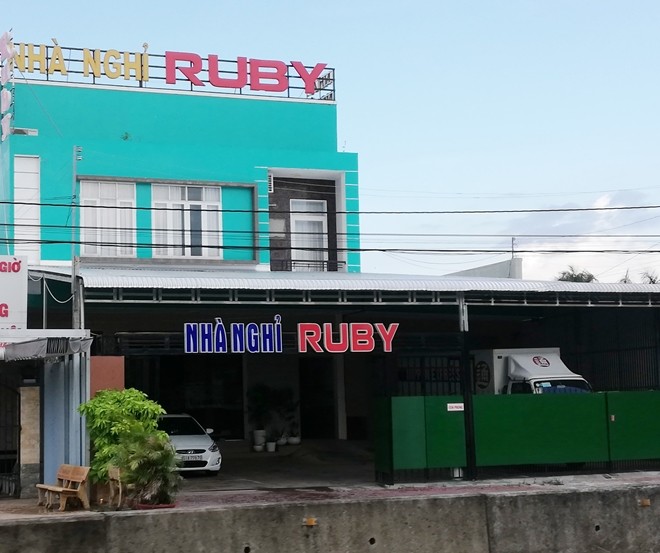 Nhà nghỉ Ruby, nơi xảy ra vụ đánh ghen
