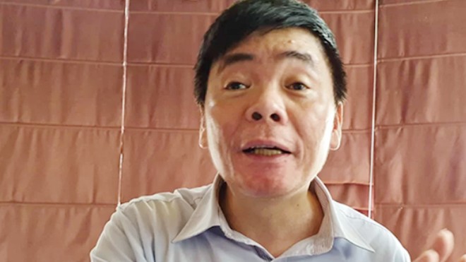 Luật sư Trần Vũ Hải tại văn phòng ở Hà Nội, hồi tháng 7