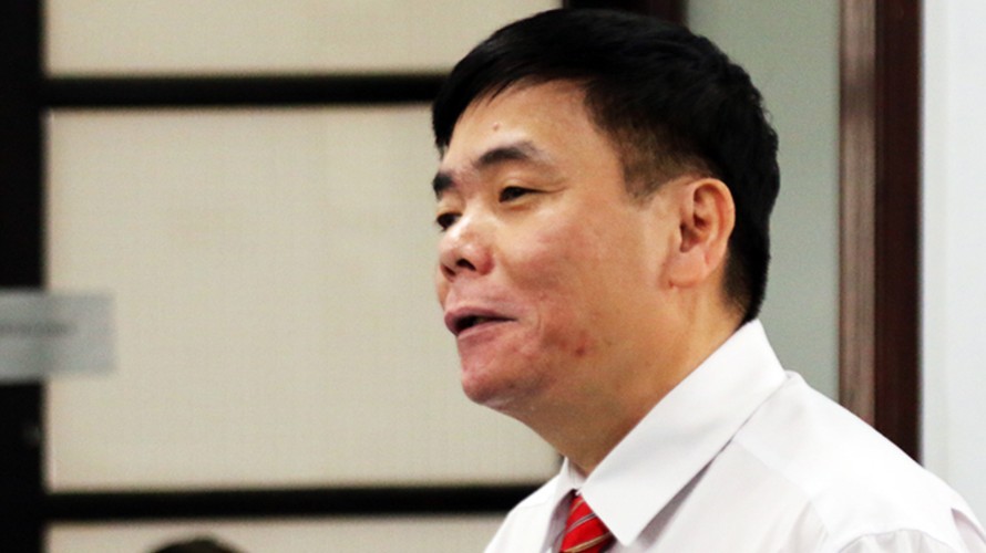 Luật sư Trần Vũ Hải tại phiên xét xử ngày 15/11