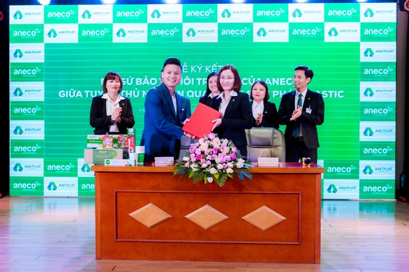 Tuyển thủ Quang Hải trở thành Đại sứ bảo vệ môi trường của AnEco