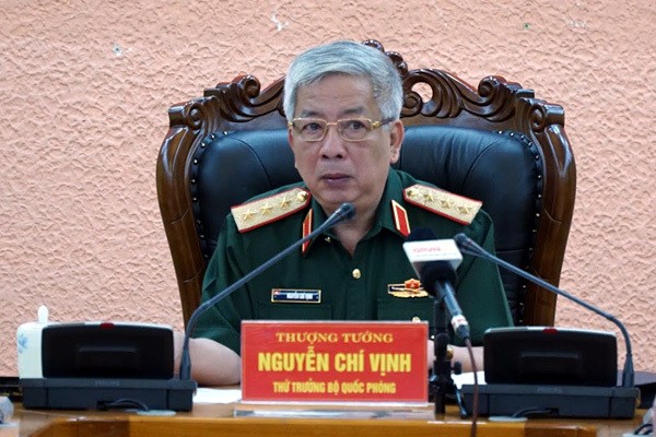  Thượng tướng Nguyễn Chí Vịnh - Ủy viên T.Ư Đảng, Ủy viên Thường vụ Quân ủy Trung ương, Thứ trưởng Bộ Quốc phòng.