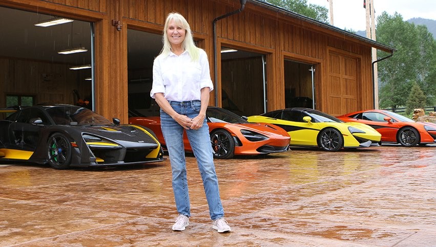 Người phụ nữ với sở thích sưu tập siêu xe McLaren