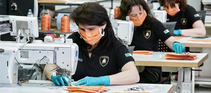 Lamborghini chuyển sang sản xuất khẩu trang