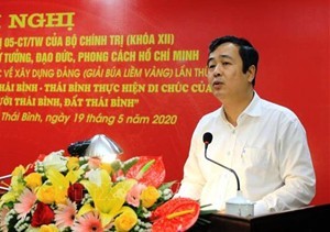 Đồng chí Ngô Đông Hải được Bộ Chính trị chuẩn y giữ chức Bí thư Tỉnh ủy Thái Bình, nhiệm kỳ 2015 - 2020.