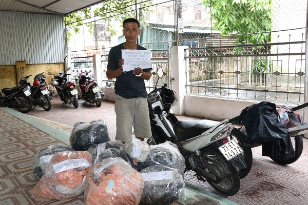 Bắt hơn 200 kg thuốc nổ ở Hà Tĩnh