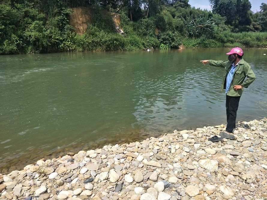 Khu vực sông Tiêm chảy qua xã Phú Gia, nơi xảy ra vụ đuối nước thương tâm