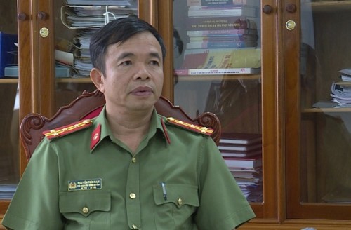 Phó Giám đốc Công an tỉnh Hà Tĩnh, Đại tá Nguyễn Tiến Nam. Ảnh: Giáo dục Việt Nam