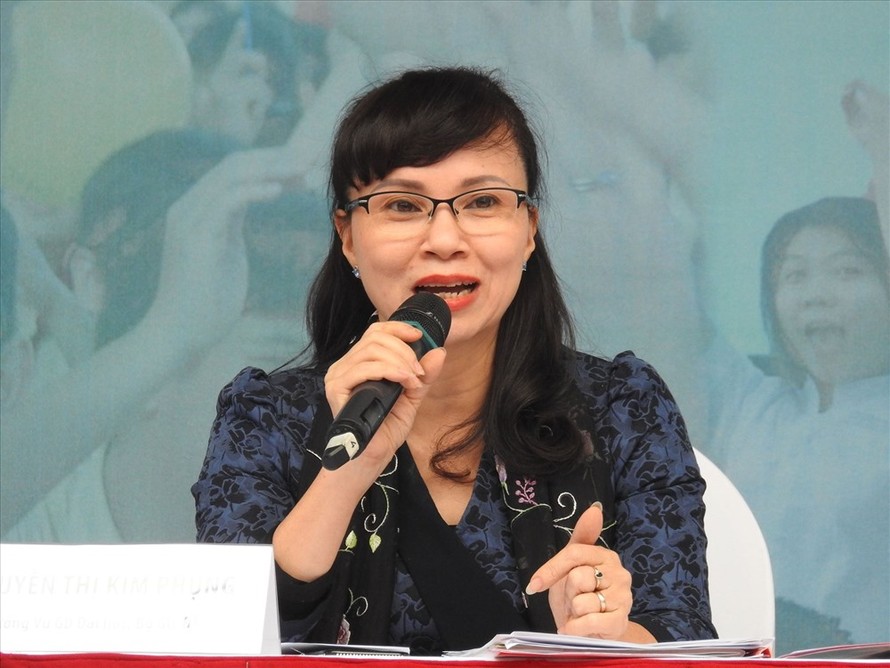 Bà Nguyễn Thị Kim Phụng, Vụ trưởng Vụ Giáo dục ĐH, Bộ GD&ĐT