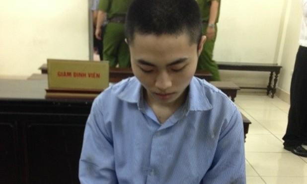 Bị cáo Vũ Văn Bình tại phiên toà.