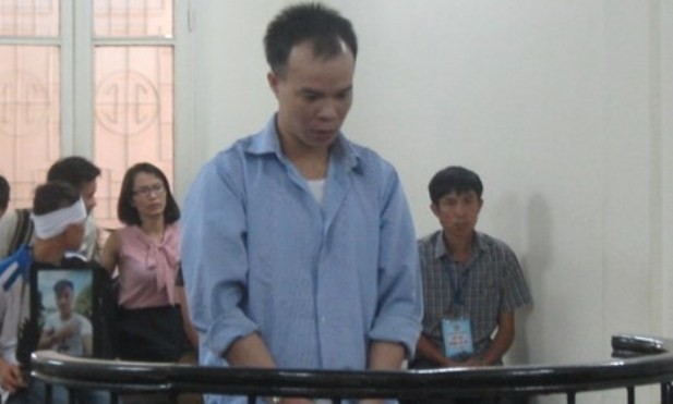 Bị cáo Lê Quang Tưởng tại phiên toà.
