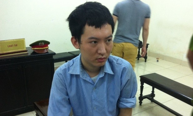 Zhang Ze Ming tại phiên toà.