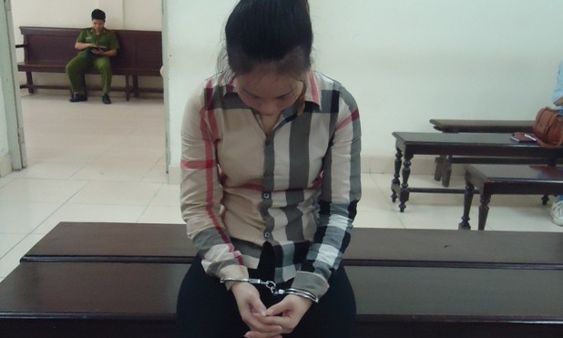 Tú bà Nguyễn Thị Thanh Hợi tại phiên toà.