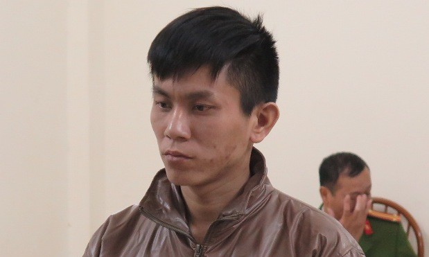 Lê Văn Hoàn tại phiên tòa ở Hà Nội.