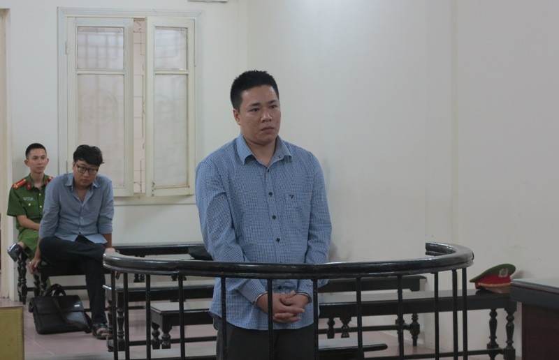 Trần Anh Tuấn tại tòa.