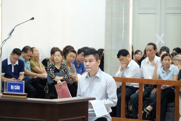 Bị cáo Phạm Thanh Hải tại tòa.