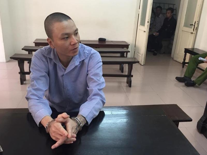 Bị cáo Nguyễn Viết Lực tại tòa.