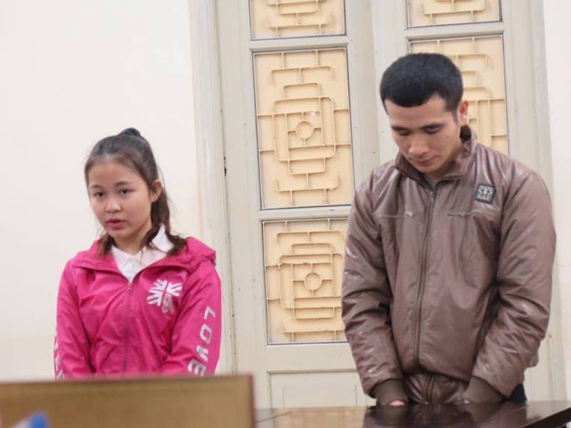Các bị cáo tại tòa án Hà Nội.