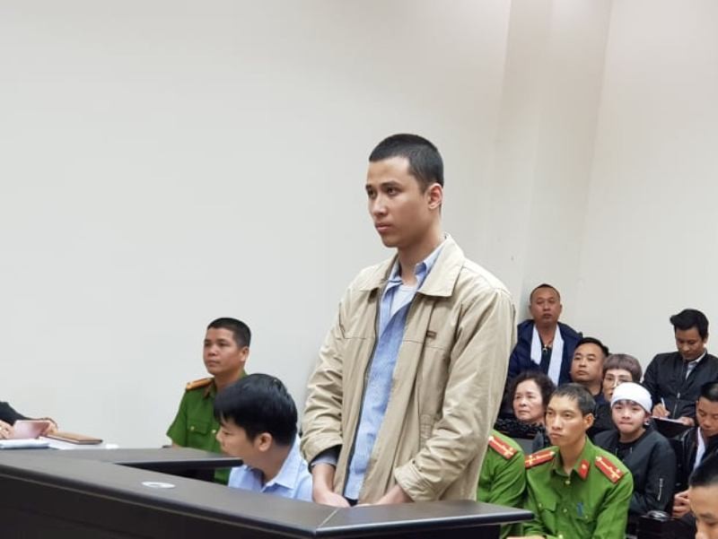 Phạm Thanh Tùng tại tòa phúc thẩm.