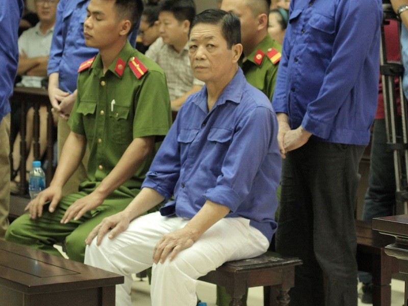 Bị cáo Nguyễn Kim Hưng tại tòa.