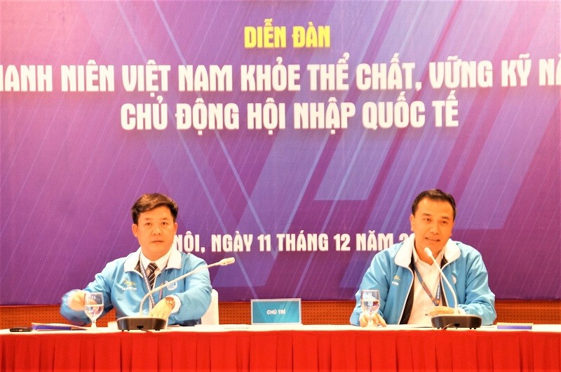 Diễn đàn “Thanh niên Việt Nam khỏe thể chất, vững kỹ năng chủ động hội nhập quốc tế”.