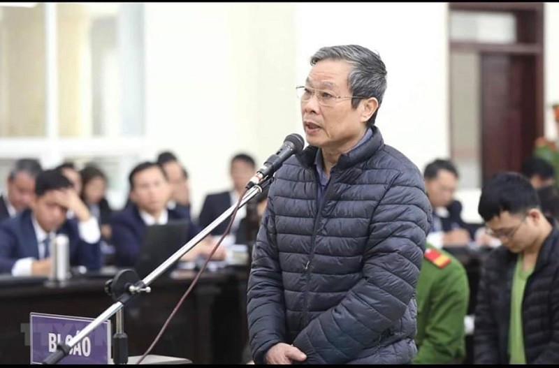 Bị cáo Nguyễn Bắc Son tại tòa.