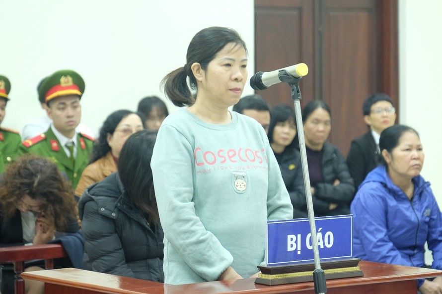 Bị cáo Nguyễn Bích Quy trong phiên tòa