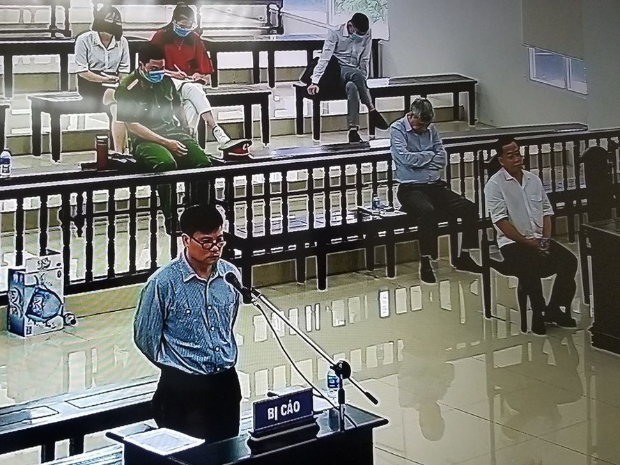 Bị cáo Trương Duy Nhất khai báo tại tòa phúc thẩm.