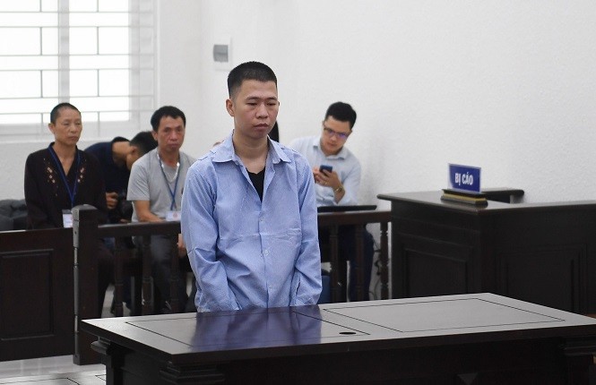 Bị cáo Nguyễn Văn Cảnh tại tòa.
