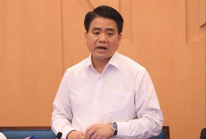 Bị cáo Nguyễn Đức Chung - nguyên Chủ tịch UBND TP Hà Nội.