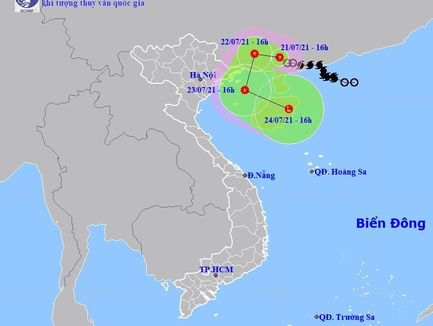 Áp thấp nhiệt đới suy yếu từ bão số 3 sẽ gây mưa lớn cho cả miền Bắc và Bắc Trung Bộ. 