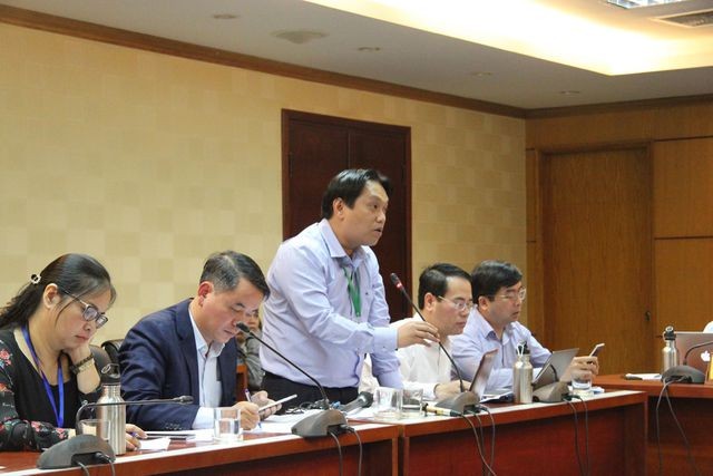 Ông Nguyễn Hưng Thịnh trả lời tại Họp báo quý I của Bộ TN&MT chiều qua. 