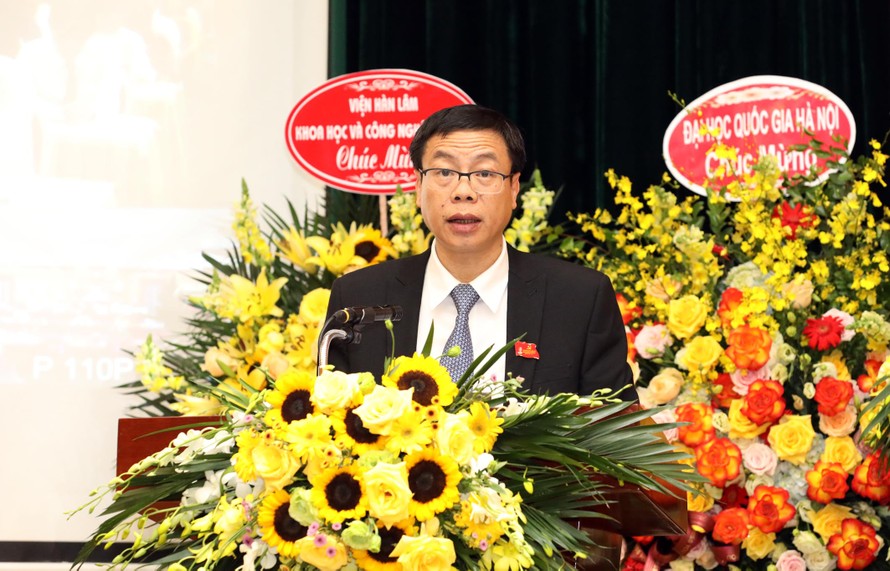 Đồng chí Lê Xuân Định, Thứ trưởng Bộ Khoa học và Công nghệ được bầu làm Bí thư Đảng ủy Bộ Khoa học và Công nghệ nhiệm kỳ 2020-2025.