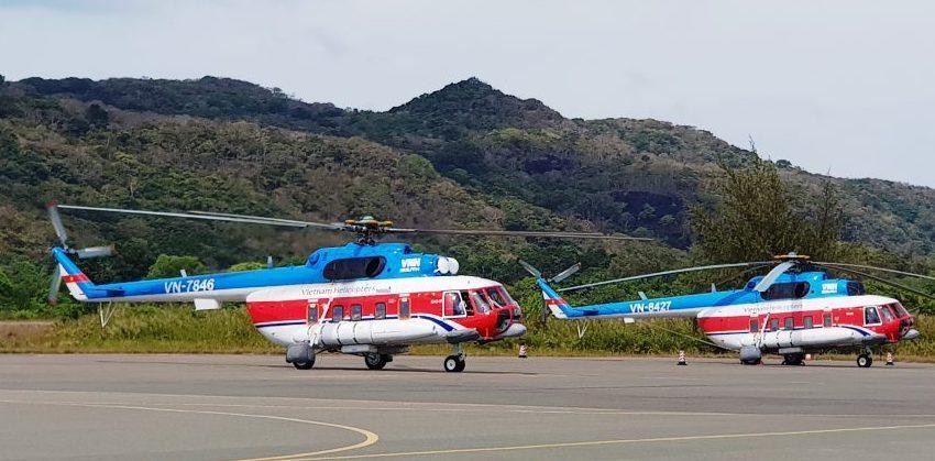 Tăng cường chuyến bay trực thăng phục vụ cấp thiết cho người dân tuyến Vũng Tàu- Côn Đảo