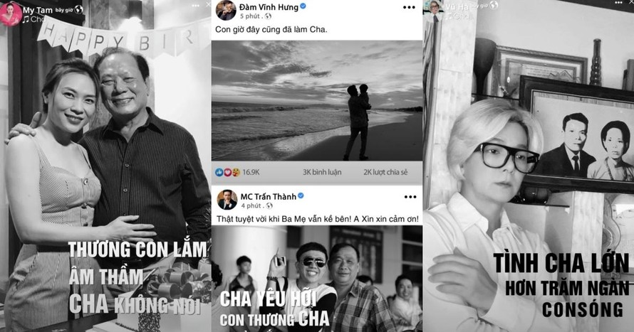 Mỹ Tâm, Trấn Thành và loạt sao Vbiz bên cha trong MV mới của Đàm Vĩnh Hưng