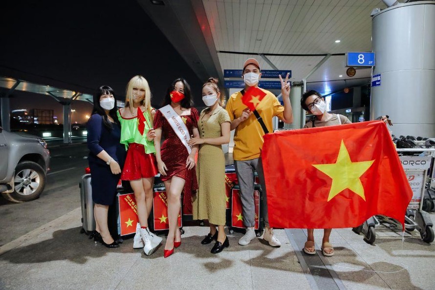 Hoa hậu Nhí Vũ Huyền Diệu lên đường đi chinh phục Vương miện Miss Eco Teen International
