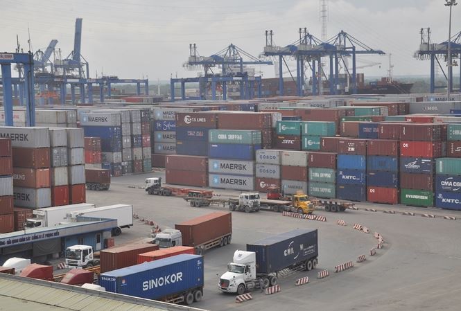 Hàng hóa nhập khẩu tại cảng Cát Lái
