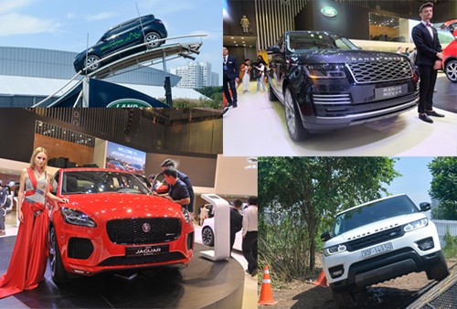 Bên cạnh trình diễn 2 mẫu xe mới, Land Rover còn trưng bày nhiều mẫu xe sang khác cùng các hoạt động trải nghiệm Above & Beyond Tour độc đáo