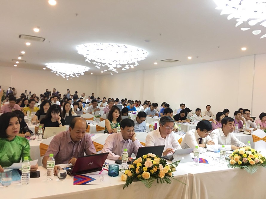 BHXH Việt Nam tập huấn cho các phóng viên chuyên trách theo dõi ngày 12-14/4/2019.